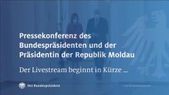 Declarație de presă susținută de Președintele RFG, Frank-Walter Steinmeier, și Președintele Republicii Moldova, Maia Sandu