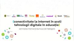 Semnarea Memorandumului de Înțelegere pentru Susținerea conectivității la Internet în Școli și utilizarea tehnologiilor digitale în educație