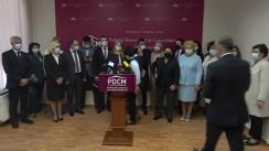 Lansarea candidaților și programului electoral pentru alegerile parlamentare anticipate din 11 iulie 2021 din partea Partidului Dezvoltării și Consolidării Moldovei