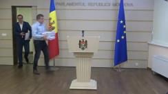 Briefing de presă susținut de către membrii comisiei de anchetă pentru elucidarea înstrăinării patrimoniului sindicatelor