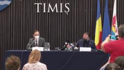 Declaratie de presă susținută de Prim-ministrul României, Florin Cîțu, la Sediul Consiliului Județean Timiș