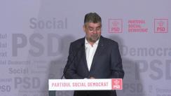 Conferință de presă după ședința Biroului Politic Național al Partidului Social Democrat din 14 iunie 2021