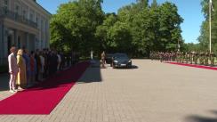 Ceremonia primirii oficiale a Președintelui României Klaus Iohannis la Palatul Kadriorg în Republica Estonia