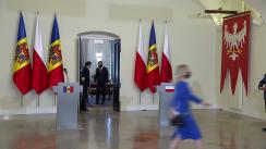 Declarație de presă susținută de Președintele Republicii Moldova, Maia Sandu, și Președintele Republicii Polonia, Andrzej Duda