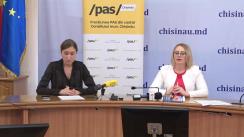 Conferință de presă organizată de fracțiunea PAS din CMC cu tema „Încă o grădiniță din Chișinău ar putea să dispară din cauza administrării proaste a primarului Ion Ceban”