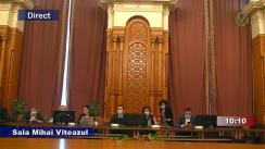 Ședința Comisiei juridice de disciplină și imunități din 23 iunie 2021