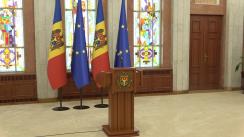 Briefing de presă susținut de Președintele Republicii Moldova, Maia Sandu