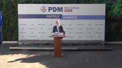 Briefing de presă susținut de Președintele Partidului Democrat din Moldova, Pavel Filip