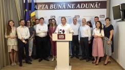 Declarații de presă susținute de Partidul Platforma DA după închiderea secțiilor de votare