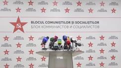 Conferință de presă susținută de Președintele Partidului Socialiștilor din Republica Moldova, Igor Dodon