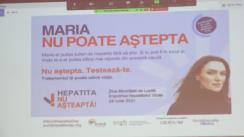 Conferință de presă ținută de Universitatea de Medicină și Farmacie Iași, dedicată lansării programului de testare a populației pentru hepatita virală