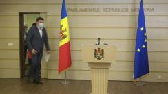 Briefing de presă al deputaților din Fracțiunea Bloculului Comuniștilor și Socialiștilor