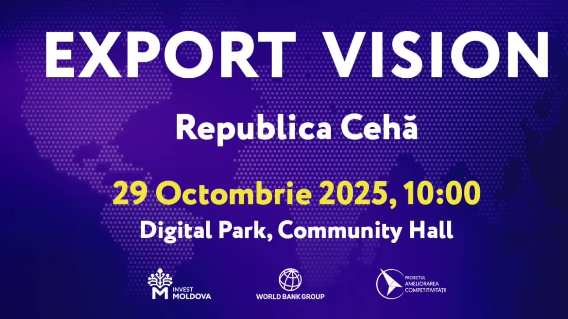 Export Vision Republica Cehă. Studiu de piață destinat companiilor din Republica Moldova