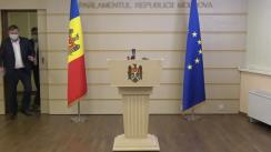 Briefing de presă susținut de deputații Fracțiunii parlamentare Blocului Comuniștilor și Socialiștilor