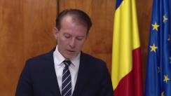 Declarație de presă susținută de Prim-ministrul României, Florin Cîțu 