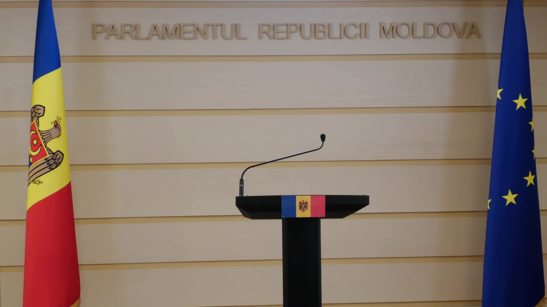 Conferință de presă susținută de către membrii Partidului Mișcarea Alternativa Națională