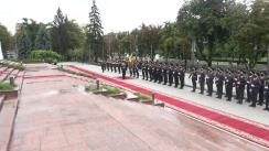 Ceremonia de întâmpinare a Președintelui Republicii Polone, Andrzej Duda, de către Președintele Republicii Moldova, Maia Sandu