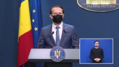 Conferință de presă după ședința Guvernului României din 3 septembrie 2021