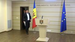 Briefing de presă susținut de către deputații fracțiunii Partidul Acțiune și Solidaritate, Vasile Grădinaru și Igor Chiriac, cu tema „Lupta împotriva construcțiilor ilegale”