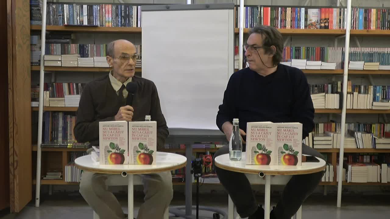 Cristian Tudor Popescu în dialog cu Vlad Zografi despre volumul „Nu, mărul nu i-a căzut în cap lui Newton” de către Antoine Houlou-Garcia