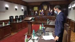 Ședința Curții Constituționale de examinare a sesizării nr. 220a/2020 privind controlul constituționalității unor prevederi din Legea nr. 257 din 16 decembrie 2020 cu privire la modificarea unor acte normative