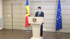 Declarațiile lui Mihai Popșoi în timpul ședinței Parlamentului Republicii Moldova din 16 septembrie 2021