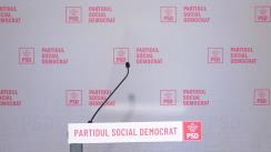 Conferință de presă susținută după ședința Biroului Permanent Național al Partidului Social Democrat din 20 septembrie 2021