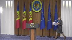 Briefing de presă susținut de ministrul Sănătății, Ala Nemerenco, în legătură cu noile măsuri aprobate în cadrul ședinței Comisiei Naționale Extraordinare de Sănătate Publică