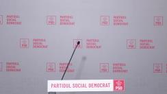 Conferință de presă după ședința Consiliului Politic Național al Partidului Social Democrat din 28 septembrie 2021