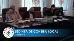 Ședința Consiliului Local sector 5 din 30 septembrie 2021