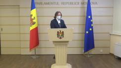 Briefing de presă susținut de deputatul PAS și președintele Comisiei economie, buget și finanțe, Dumitru Alaiba