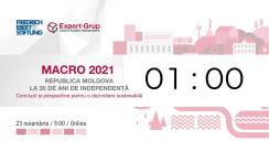 Conferința internațională MACRO 2021 „Republica Moldova, la 30 de ani de independență. Concluzii și perspective pentru o dezvoltare sustenabilă”