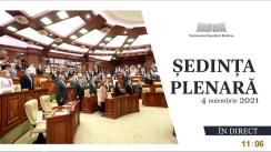 Ședința Parlamentului Republicii Moldova din 4 noiembrie 2021