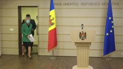 Declarație susținută de deputații din Fracțiunea Blocului Comuniștilor și Socialiștilor în timpul ședinței Parlamentului Republicii Moldova din 4 noiembrie 2021