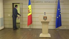 Declarație susținută de deputații din Fracțiunea Blocului Comuniștilor și Socialiștilor în timpul ședinței Parlamentului Republicii Moldova din 4 noiembrie 2021