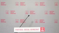 Declarații de presă după ședința Consiliului Politic Național al Partidului Social Democrat din 8 noiembrie 2021