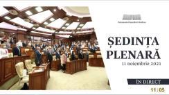 Ședința Parlamentului Republicii Moldova din 11 noiembrie 2021