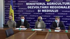 Conferința de presă organizată de Ministerul Mediului al Republicii Moldova cu tema „Lansarea campaniei naționale de înverzire a plaiului „Plantează-ți viitorul”