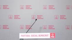 Declarații de presă după ședința Consiliului Politic Național al Partidului Social Democrat din 15 noiembrie 2021