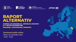 Evenimentul online de prezentare a noului Raport Alternativ „Șapte ani de implementare a Acordului de Asociere UE-Moldova”