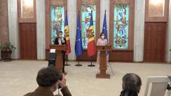 Briefing de presă susținut de Președintele Republicii Moldova, Maia Sandu, și Secretarul General al Consiliului Europei, Marija Pejčinović Burić