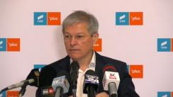 Conferință de presă susținută de Președintele USR, Dacian Cioloș, înainte de consultările de la Cotroceni