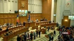 Ședința solemnă comună a Camerei Deputaților și Senatului consacrată sărbătorii zilei de 1 Decembrie, Ziua Națională a României