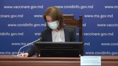 Conferință de presă organizată de Ministerul Sănătății privind evoluția epidemiologică în Republica Moldova și a procesului de vaccinare împotriva COVID-19