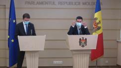 Conferința de presă a Copreședinților Comitetului Parlamentar de Asociere Republica Moldova – Uniunea Europeană, Mihail Popșoi și Siegfried Mureșan