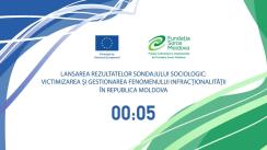 Lansarea rezultatelor sondajului sociologic „Victimizarea și gestionarea fenomenului infracționalității în Republica Moldova”