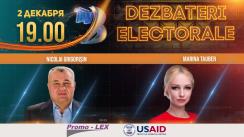 Dezbateri electorale pentru alegerile locale noi din mun. Bălți organizate de BTV și Asociația Promo-LEX. Candidați: Nicolai Grigorișin (candidat independent) și Marina Tauber (Partidul ȘOR)