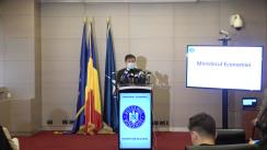 Conferință de presă susținută de Ministrul Economiei, Florin Spătaru