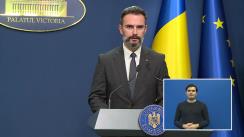 Declarații de presă după ședința Guvernului României din 15 decembrie 2021