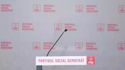 Conferință de presă susținută după ședința Biroului Politic Național al Partidului Social Democrat din 20 decembrie 2021